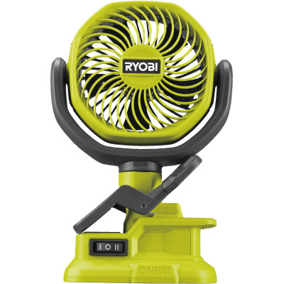Вентилятор акумуляторний Ryobi ONE+ RCF18-0 18В 3400об·хв 2 швидкості поворотний 0.4кг без АКБ та ЗП