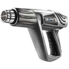 Фен строительный GRAPHITE 2000Вт 80/600°С 350/550л·мин 0.9кг
