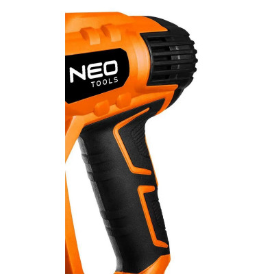 Фен будівельний Neo Tools 2000Вт 70-600°C 300/500л·хв 0.77кг