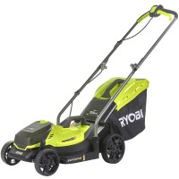 Газонокосилка аккумуляторная Ryobi ONE+ RLM18X33B-40 18В акб 1х4А·час 33см 35л 25-65мм 8.7кг