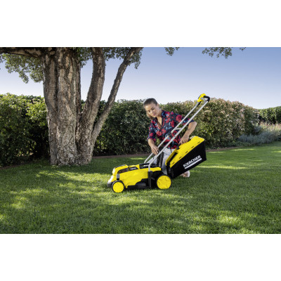 Газонокосарка акумуляторна Karcher LMO 18-33 Battery 18В 33см 35-65мм (без АКБ та ЗП)