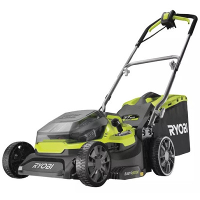 Газонокосарка гібридна Ryobi ONE+ RY18LMH37A-250 18В/220В акб 2х5А·год 37см 45л 25-70мм 15.7кг
