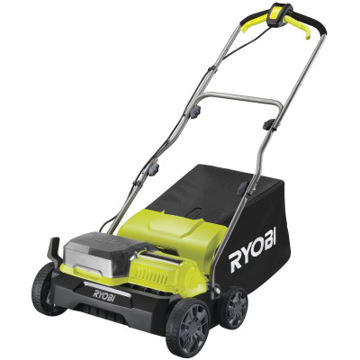 Аэратор-скарификатор аккумуляторный Ryobi ONE+ RY18SFX35A-240 18В акб 2х4А·час 35см 55л 10кг