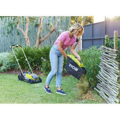 Газонокосарка акумуляторна Ryobi ONE+ OLM1833B 18В 33см 35л 25-65мм 8.1кг без АКБ та ЗП