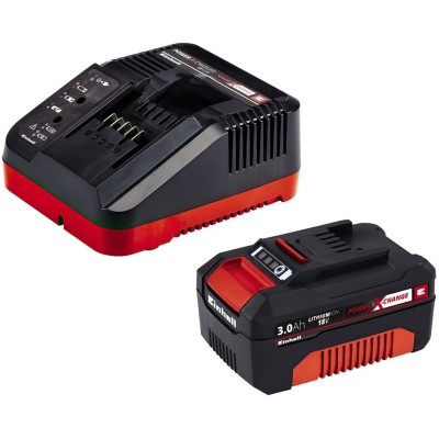 Газонокосарка акумуляторна Einhell PXC GE-CM 18/30 Li 18В 1x3А·год 30см 25л 30-70мм 13.7кг