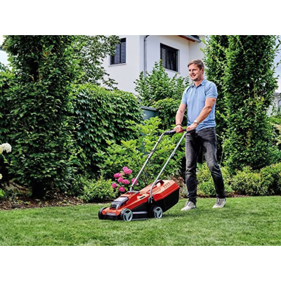 Газонокосилка аккумуляторная Einhell PXC GE-CM 18/32 Li 18В 32см 25л 30-70мм 8.5кг (без АКБ и ЗУ)