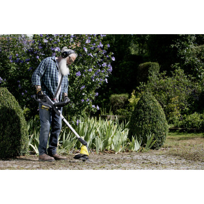 Тример садовий акумуляторний Karcher WRE 18-55 для видалення бур'янів акумуляторів 18В 2.85кг (без АКБ та ЗП)