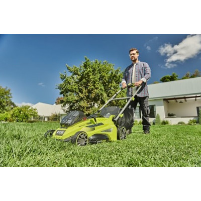 Газонокосарка акумуляторна Ryobi Max Power RLM36X46H50PG 36В акб 1х5А·год 46см 45л 20-70мм 17.8кг
