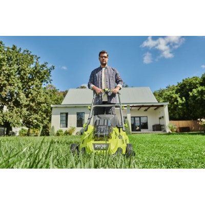 Газонокосарка акумуляторна Ryobi Max Power RLM36X46H50PG 36В акб 1х5А·год 46см 45л 20-70мм 17.8кг