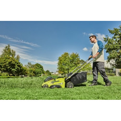 Газонокосарка акумуляторна Ryobi Max Power RLM36X46H50PG 36В акб 1х5А·год 46см 45л 20-70мм 17.8кг