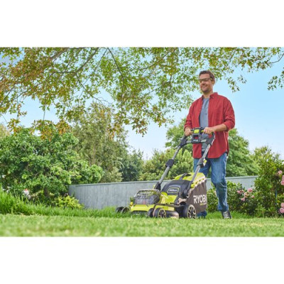 Газонокосилка аккумуляторная Ryobi ONE+ HP RY18LMX40B-0 18В 40см 40л 25-70мм 18.2кг без АКБ и ЗП