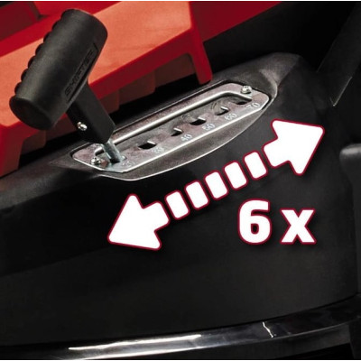 Газонокосилка сетевая Einhell GC-EM 1800/43 1800Вт 43см 50л 20-65мм 12.2кг