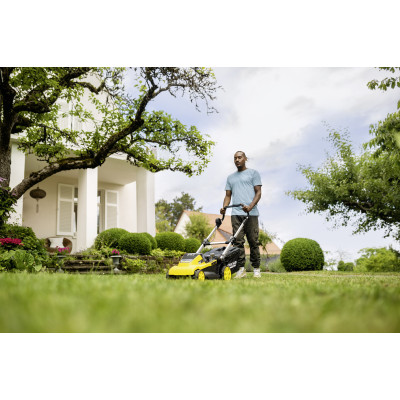Газонокосарка акумуляторна Karcher LMO 5-18 Dual 18В 41см 25-70мм (без АКБ та ЗП)