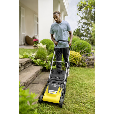 Газонокосарка акумуляторна Karcher LMO 4-18 Dual 18В акб 1х5А·год 37см 25-65мм