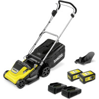 Газонокосилка аккумуляторная Karcher LMO 4-18 Dual 18В акб 1х5А·час 37см 25-65мм