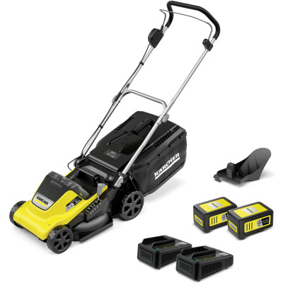 Газонокосарка акумуляторна Karcher LMO 4-18 Dual 18В акб 1х5А·год 37см 25-65мм