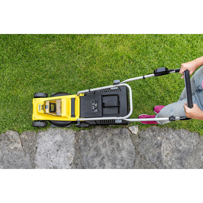 Газонокосарка акумуляторна Karcher LMO 2-18 Battery 18В 32см  акб 1х5А·год 25-60мм