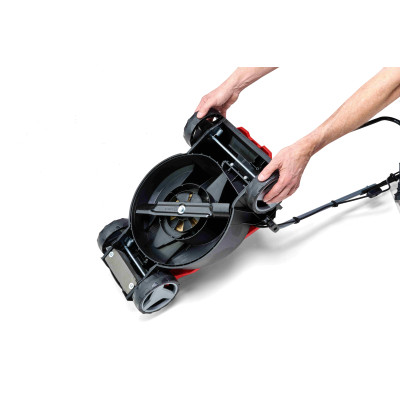 Газонокосилка электрическая Einhell GC-EM 1000/32, 1000 Вт, 32 см, 20-70 мм, бак 30 л, до 300 м2, 7.91 кг