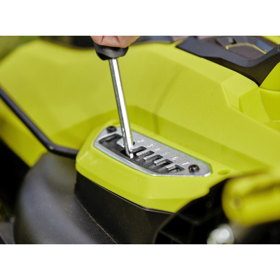 Газонокосилка аккумуляторная Ryobi ONE+ HP RY18LMX33A-150 18В акб 1х5А·час 33см 30л 25-90мм 9.3кг