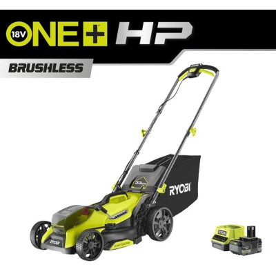 Газонокосилка аккумуляторная Ryobi ONE+ HP RY18LMX33A-150 18В акб 1х5А·час 33см 30л 25-90мм 9.3кг