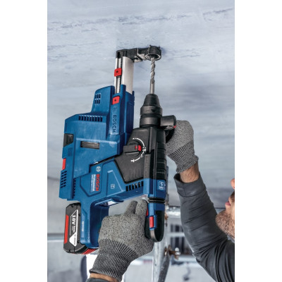 Перфоратор акумуляторний Bosch Professional GBH 187-LI SDS-Plus 18В 2х5А·год 2.4Дж 2.9кг кейс