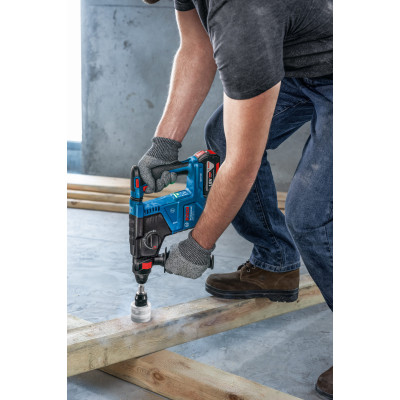 Перфоратор акумуляторний Bosch Professional GBH 187-LI SDS-Plus 18В 2х5А·год 2.4Дж 2.9кг кейс