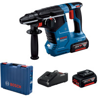 Перфоратор аккумуляторный Bosch Professional GBH 187-LI SDS-Plus 18В 2х5А·час 2.4Дж 2.9кг кейс