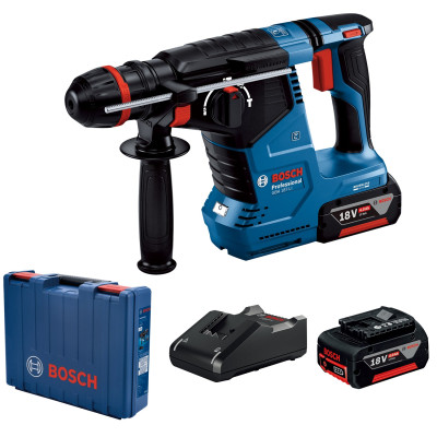 Перфоратор акумуляторний Bosch Professional GBH 187-LI ONE Chuck SDS-Plus 18В акб 2х5А·год 2.4Дж 2.9кг