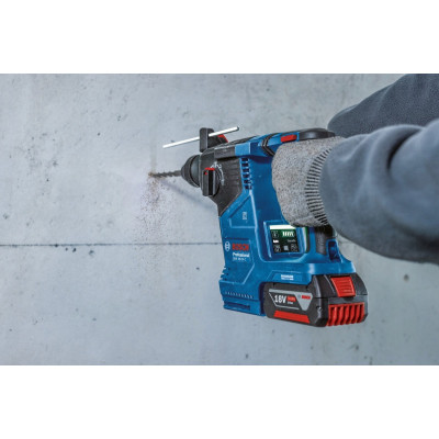 Перфоратор акумуляторний Bosch Professional GBH 187-LI SDS-plus 18В 1х5А·год 2.4Дж 3кг