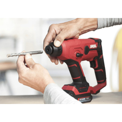 Перфоратор акумуляторний SKIL 3810 CA SDS-plus+ШЗП 20В 1Дж аксесуари кейс 1.5кг без АКБ та ЗП