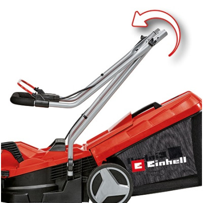 Газонокосилка аккумуляторная Einhell бесщеточная GE-CM 18/33 Li-Solo 18В 33см 25-65мм 30л 10.1кг без АКБ и ЗП