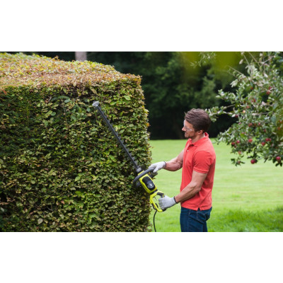Кусторез сетевой Ryobi RHT6160RS 600Вт 60см шаг реза 28мм 3.7кг