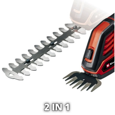 Ножницы для аккумуляторной травы Einhell GE-CG 18/100 Li-Solo 18В PXC 10см шаг реза 8мм 1.06кг без АКБ и ЗП
