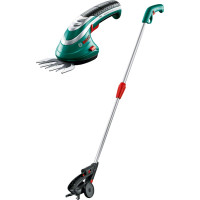 Кусторез аккумуляторный Bosch ISIO 3 3.6В акб 1х1.5А·час шаг реза 8мм со штангой 0.5кг