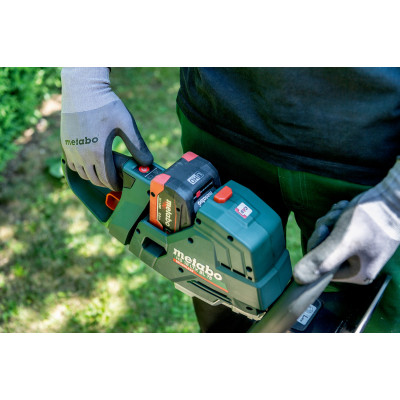 Кусторез аккумуляторный Metabo HS 18 LTX BL 75 18В 75см шаг реза 21мм 4.4кг без АКБ и ЗП