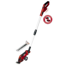 Ножницы для травы аккумуляторные Einhell GE-CG 18/100 Li T-Solo 18В PXC лезвия 10/20см телескоп. рукоятки 0.7кг без АКБ и ЗП
