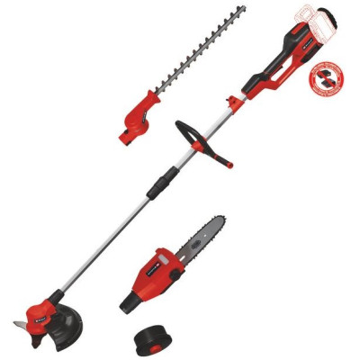 Набор садовых инструментов Einhell GE-LM 36/4in1 Li-Solo, PXC, кусторез, высоторез, триммер, без АКБ и ЗП