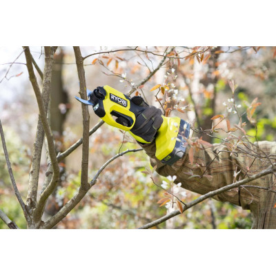 Секатор акумуляторний Ryobi ONE+ HP RY18SCXA-120T 18В акб 1х2А·год ЗП d різа 28мм 0.83кг кейс
