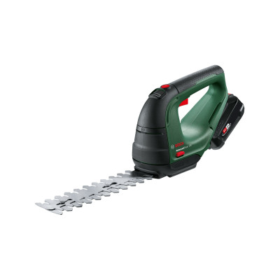 Ножницы для травы аккумуляторные Bosch AdvancedShear 18В-10 + насадка кусторез 10/20см шаг реза 8мм 1.85кг