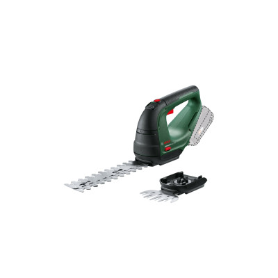 Ножницы для травы аккумуляторные Bosch AdvancedShear 18В-10 + насадка кусторез 10/20см шаг реза 8мм 1.85кг
