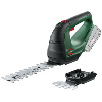 Ножницы для травы аккумуляторные Bosch AdvancedShear 18В-10 + насадка кусторез 10/20см шаг реза 8мм 1.85кг