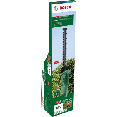 Кусторез аккумуляторный Bosch EasyHedgeCut 18V-52-13 18В лезвие 52см шаг реза 15мм 3.28кг без АКБ и ЗП