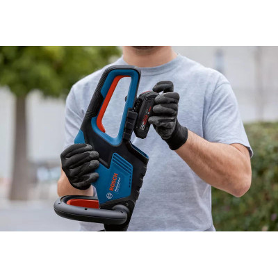Кусторез аккумуляторный Bosch Professional GHE 18V-60 18В 60мм шаг реза 23мм 2.3кг без АКБ и ЗП