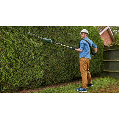 Кусторез аккумуляторный Bosch UniversalHedgePole 18 18В 43мм шаг реза 16мм 3.6кг без АКБ и ЗП