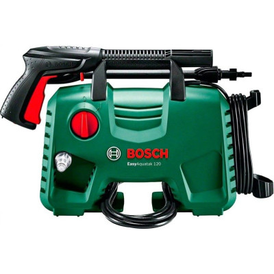 Мінімийка високого тиску Bosch EasyAquatak 120, 1500Вт, 120бар, 350л/год, шланг 5м, 4кг
