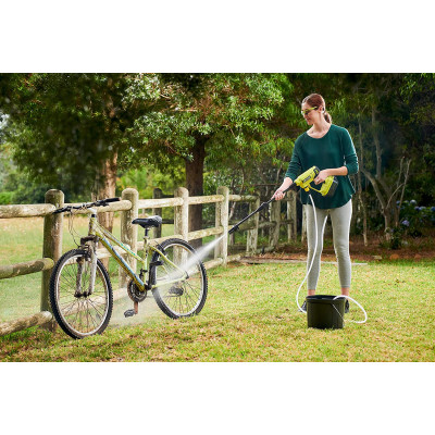 Мийка ручна акумуляторна Ryobi ONE+ RY18PW22A-0 18В 22бар 182л/год 22кг без АКБ та ЗП