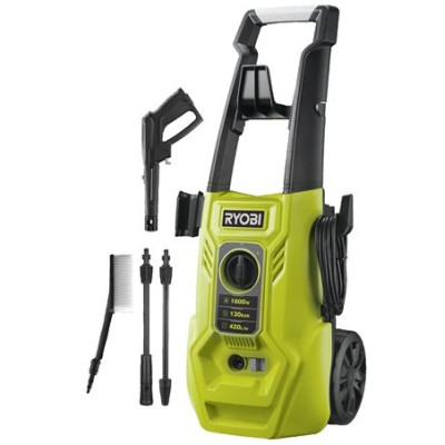 Мінімийка високого тиску Ryobi RY130PWA 1600Вт 130бар 420л/год шланг 5м 8.33кг