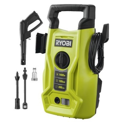 Мінімийка високого тиску Ryobi RY100PWA 1400Вт 100бар 390л/год шланг 5м 5.6кг