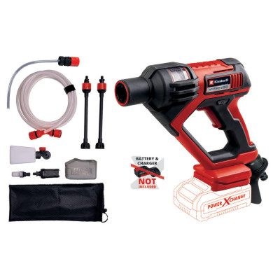 Мийка акумуляторна Einhell HYPRESSO 18/24-1 Li - Solo, PXC, 18В, до 24 бар, 240 л/хв, самовсмоктування, 2.1 кг без АКБ та ЗП