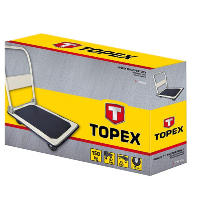 Тележка грузовая TOPEX платформенная, платформа 72x47см, до 150кг